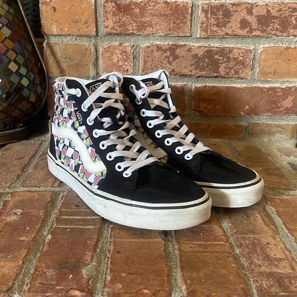 Vans Filmore Hi Butterfly Checked Multi Sneakers - Picture 1 of 8